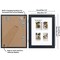 Americanflat 9x11 Picture Frame with Storage - Fits Four 2x3 Instant-Print Photos - Storage Frame Holds up to 100 Photos - Black